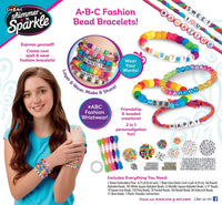 Cra-Z-Art – Shimmer n Sparkle مجموعة أساور خرز الأبجدية 800+