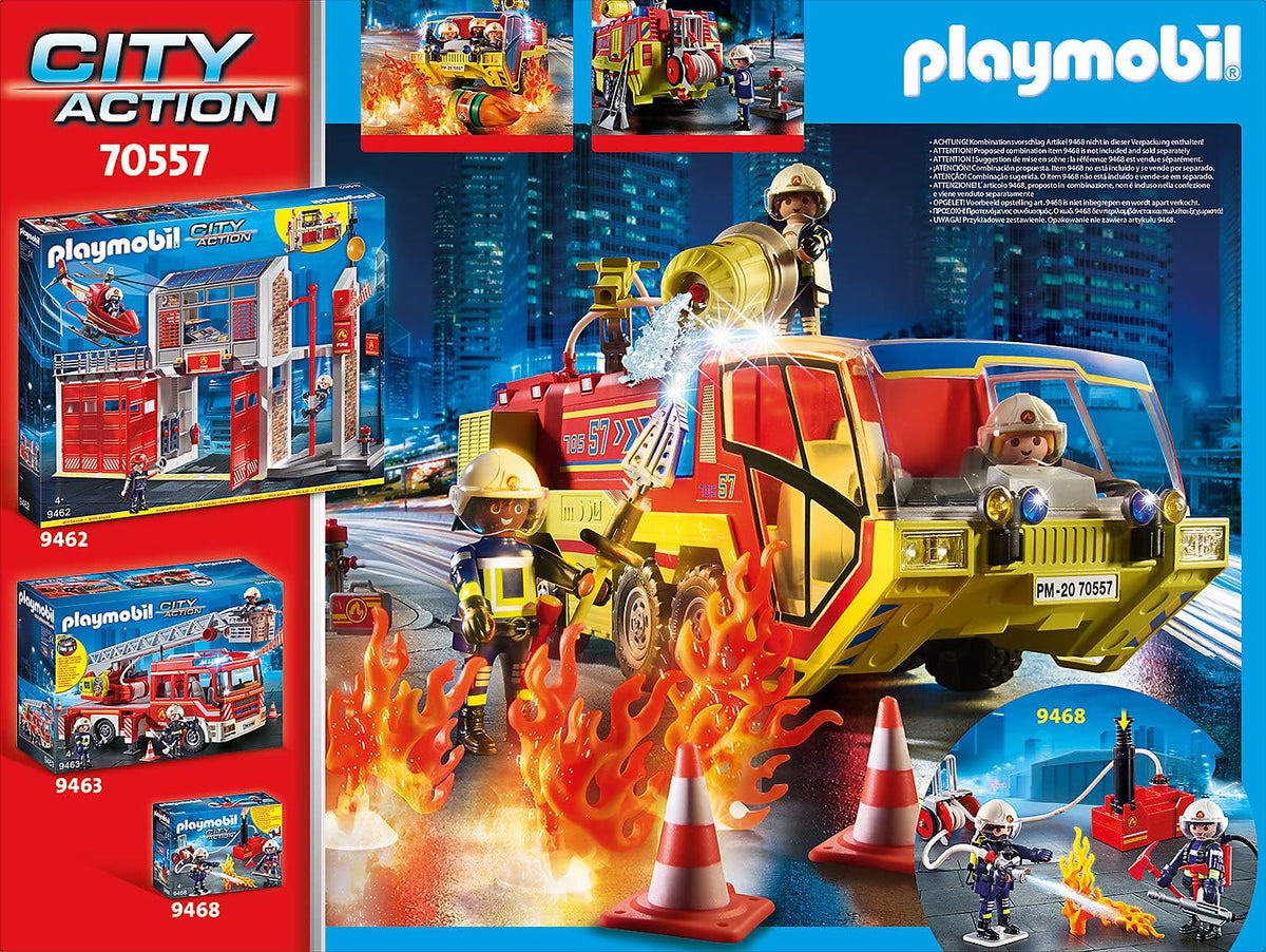 Playmobil Fire Truck with LKW - Firefighter Toy Playmobil Fire Truck with LKW - Firefighter Toy