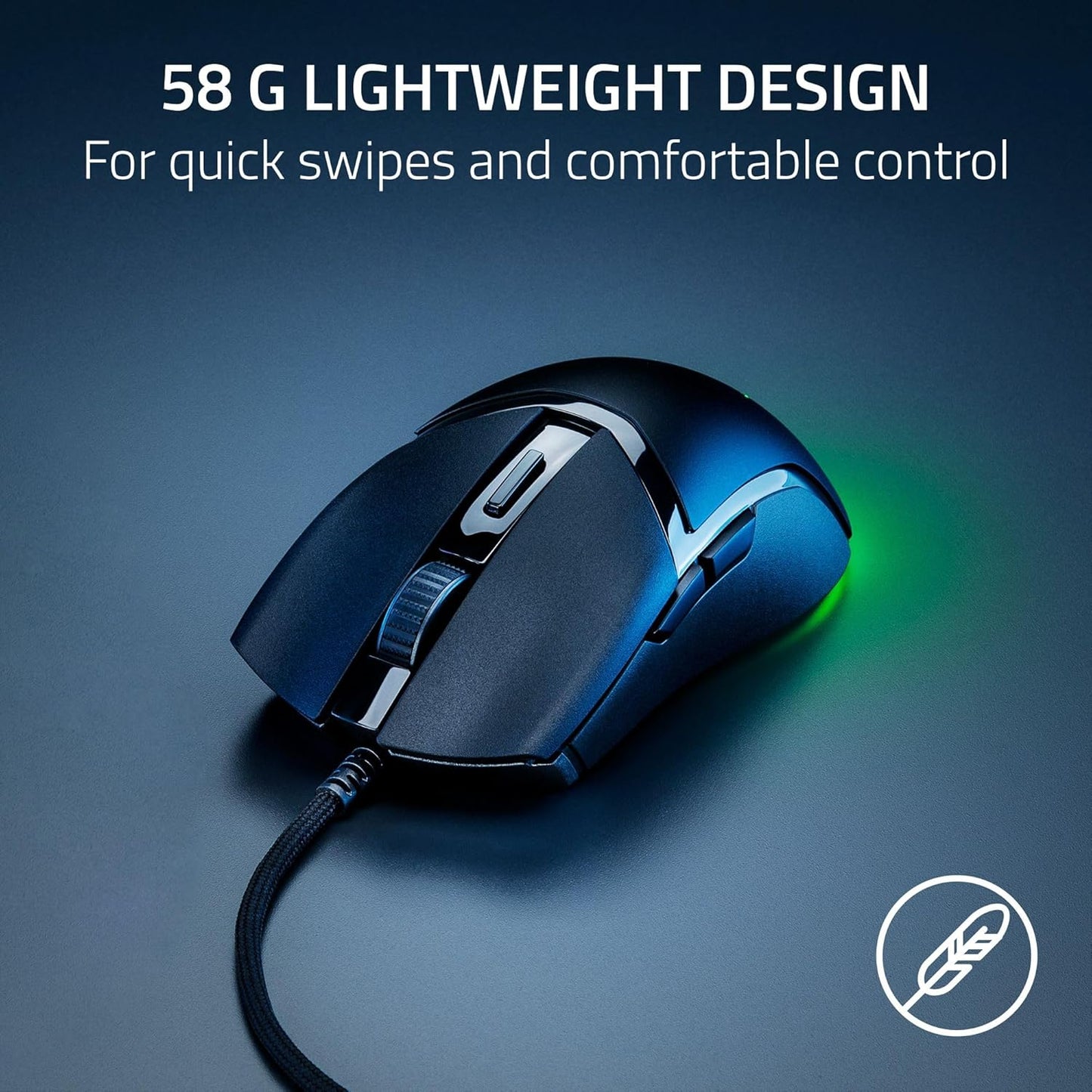 Razer Cobra Gaming Mouse – 58g, RGB, 8500 DPI, Gen-3 Switches