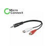 كابل MicroConnect 3.5mm إلى RCA أنثى صوت ستيريو 0.2م 