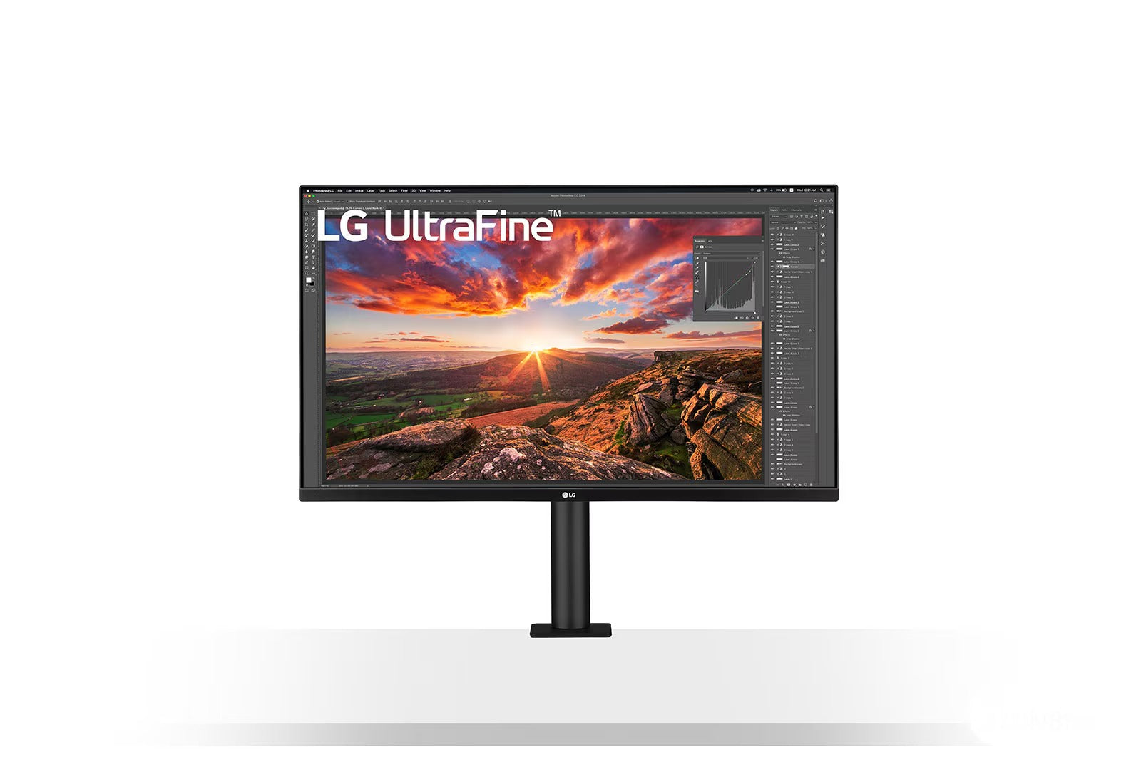 LG 32UN880-B 32 Inch UltraFine™ Display Ergo 4K HDR10 Monitor