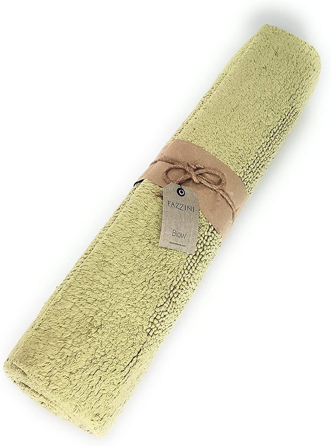 Fazzini Blow Cotton Bath Mat 60x110 cm - Soft & Absorbent Fazzini Blow Cotton Bath Mat 60x110 cm - Soft & Absorbent