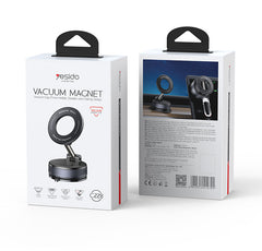 Yesido C228 360 Rotation Foldable Clamp Arm Magnetic Vacuum Suction Cup Car Phone Holder