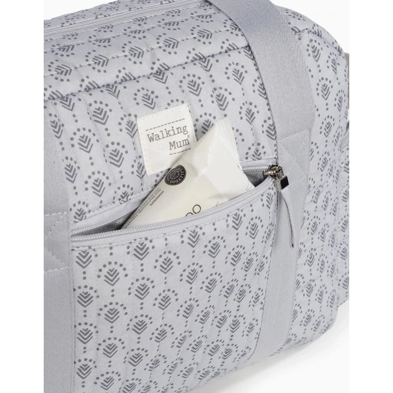 Pasito a Pasito Indian Ash Diaper Bag – Light Gray