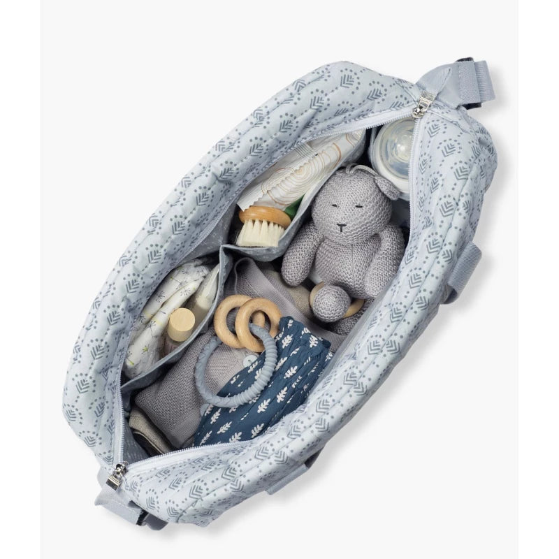 Pasito a Pasito Indian Ash Diaper Bag – Light Gray