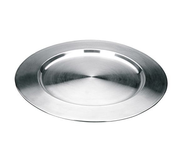 Ibili 32cm Stainless Steel Plate – Durable & Elegant