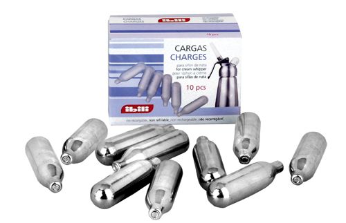 Ibili 10-Pack Whipped Cream Cartridges – Fast & Easy Ibili 10-Pack Whipped Cream Cartridges – Fast & Easy
