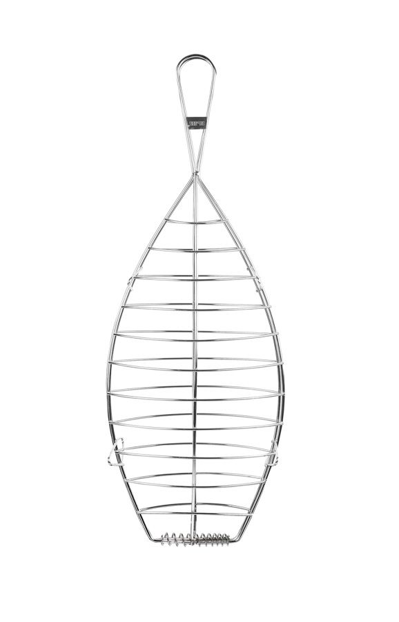 Ibili Stainless Steel Fish Grill Basket 42×19cm – Durable