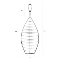 Ibili Stainless Steel Fish Grill Basket 42×19cm – Durable