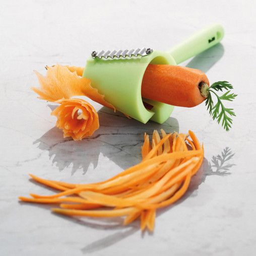 Ibili Vegetable Sharpener – Green, Creative Slicing
