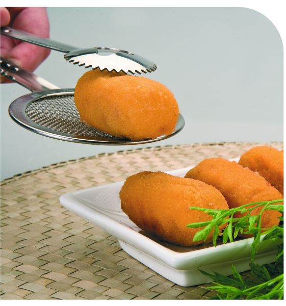 Ibili Stainless Steel Frying Tongs – Safe & Durable