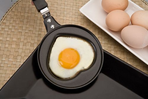 Ibili 12cm Heart-Shaped Frying Pan – Black