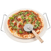 Ibili 33 cm Pizza Baking Stone with Base – Crispy Results