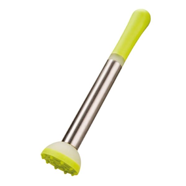 Ibili Citrus Muddler for Cocktails - Green & Steel