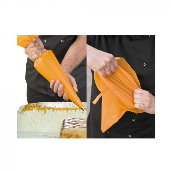 Ibili 40cm Silicone Pastry Bag – Orange Ibili 40cm Silicone Pastry Bag – Orange