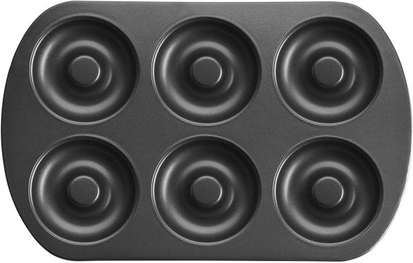 Ibili Moka 6-Cavity Donut Pan – Easy Homemade Donuts Ibili Moka 6-Cavity Donut Pan – Easy Homemade Donuts
