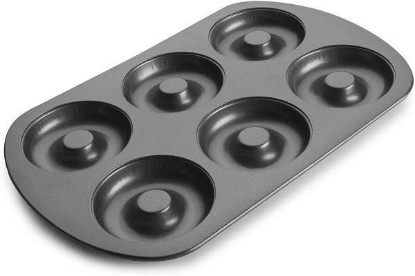 Ibili Moka 6-Cavity Donut Pan – Easy Homemade Donuts Ibili Moka 6-Cavity Donut Pan – Easy Homemade Donuts