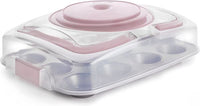 Ibili Muffin Pan with Lid & Stand – Easy Baking