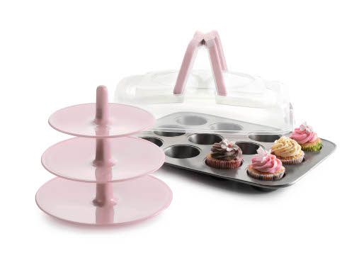 Ibili Muffin Pan with Lid & Stand – Easy Baking Ibili Muffin Pan with Lid & Stand – Easy Baking