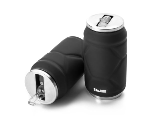 Ibili Ball Stainless Steel Bottle 330ml - Black Ibili Ball Stainless Steel Bottle 330ml - Black