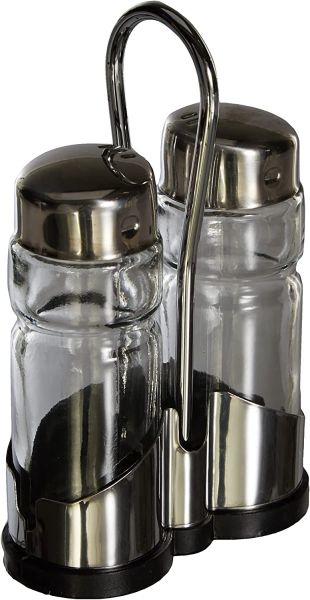 Ibili Salt & Pepper Stand Set - Elegant Table Organizer
