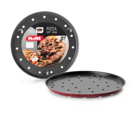 Ibili 28cm Pizza Pan – Red Ibili 28cm Pizza Pan – Red
