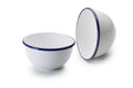 Ibili Blanca Oven Dish 27×20cm – White & Blue