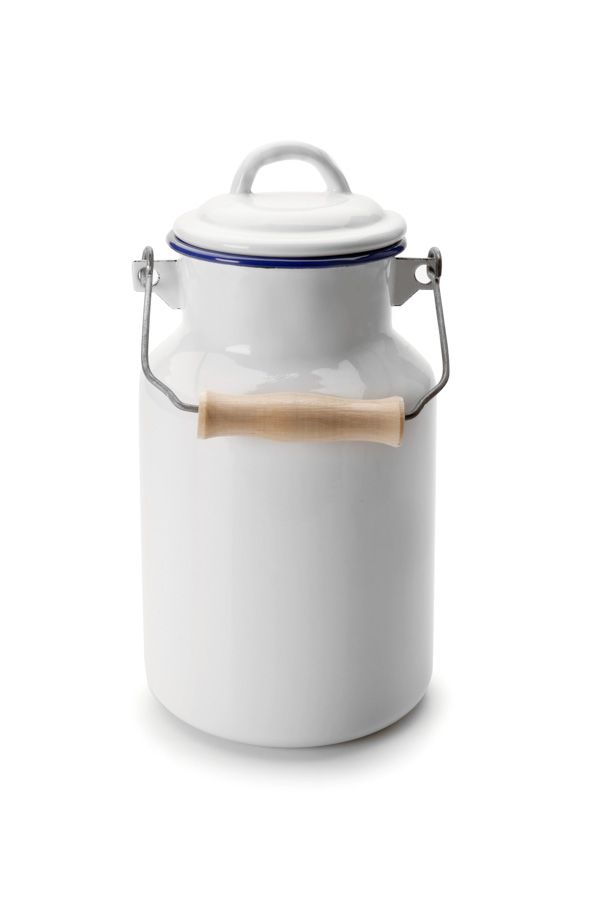 Ibili Blanca Milk Jug 1L – White & Blue