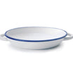 Ibili Blanca Serving Dish with Handles 22cm – White & Blue