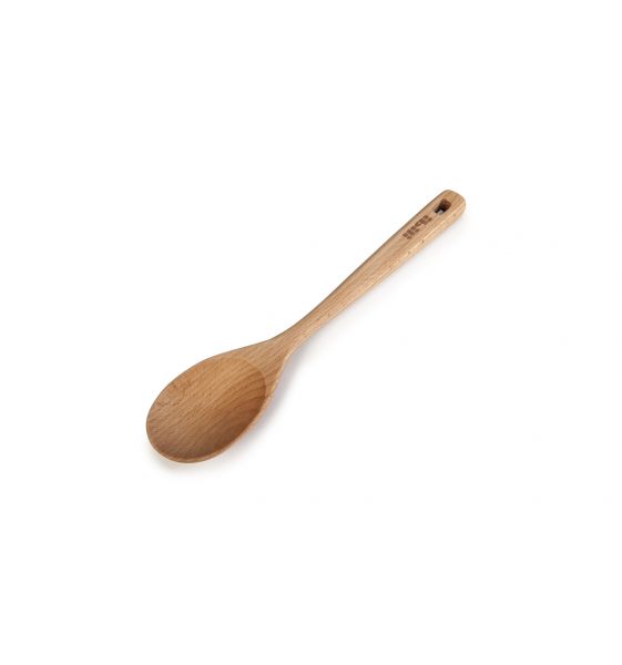 Ibili Round Wooden Spoon 25cm – Durable & Practical Ibili Round Wooden Spoon 25cm – Durable & Practical