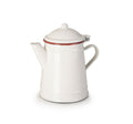 Ibili Bordeaux 1L Teapot – White & Red