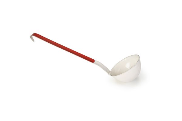 Ibili Bordeaux Ladle 9cm – White & Red Ibili Bordeaux Ladle 9cm – White & Red