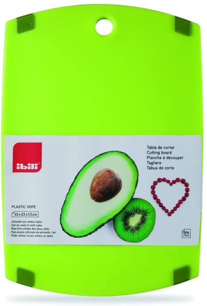 Ibili Vegetable & Fruit Cutting Board 33×23cm – Durable Ibili Vegetable & Fruit Cutting Board 33×23cm – Durable