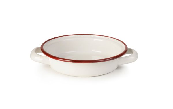 Ibili Bordeaux Egg Frying Pan 18cm – White & Red Ibili Bordeaux Egg Frying Pan 18cm – White & Red