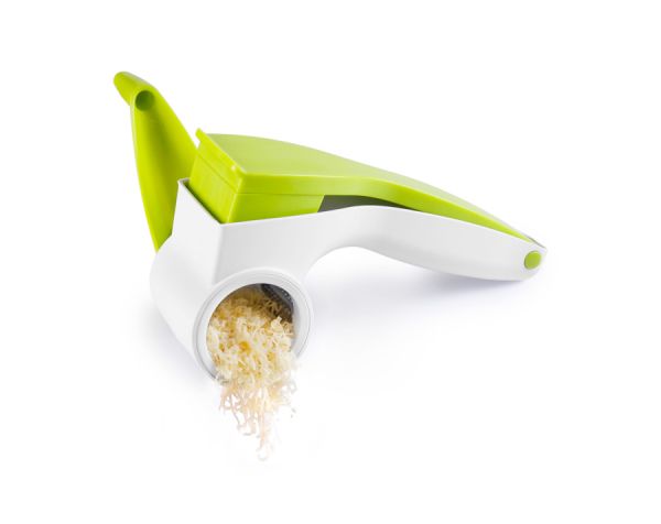 Ibili Cheese Grater – White & Green, Practical Design Ibili Cheese Grater – White & Green, Practical Design