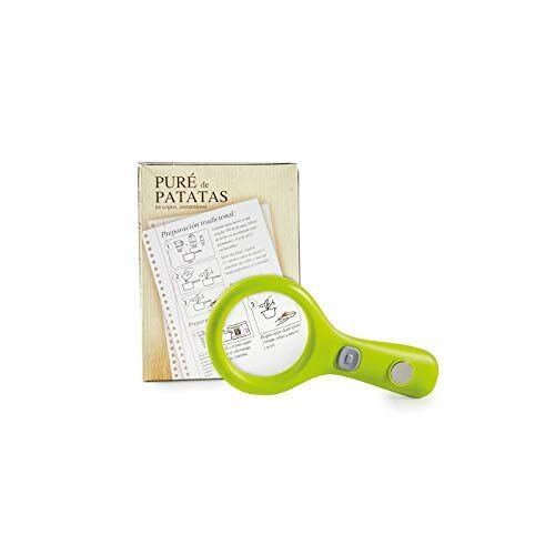 Ibili Magnifying Glass with Light – Green Ibili Magnifying Glass with Light – Green