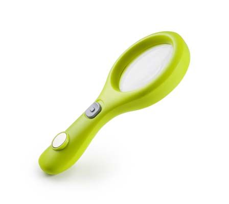 Ibili Magnifying Glass with Light – Green Ibili Magnifying Glass with Light – Green