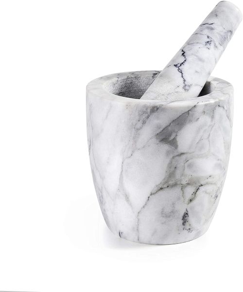 Ibili Marble Mortar – Durable Herb & Spice Grinder