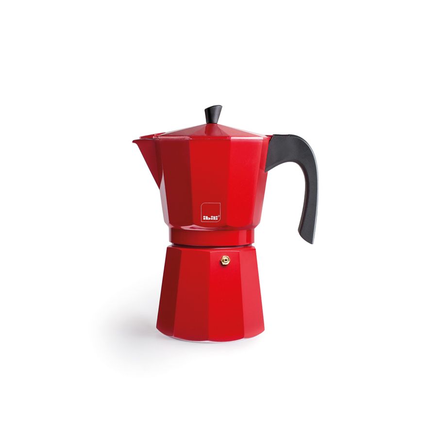 Ibili Bahia Espresso Maker – Red | Perfect Coffee Ibili Bahia Espresso Maker – Red | Perfect Coffee