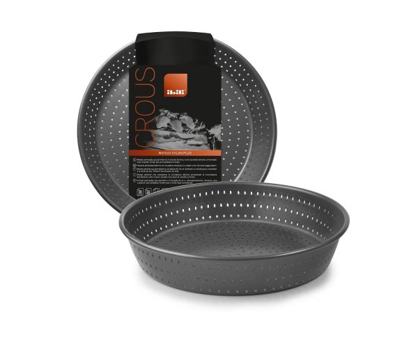 Ibili Crous 26cm Perforated Round Bread Pan – Crispy & Even Ibili Crous 26cm Perforated Round Bread Pan – Crispy & Even