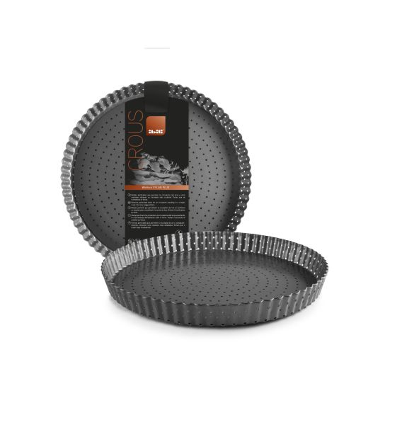 Ibili Crous 20cm Perforated Round Bread Pan – Crispy & Even