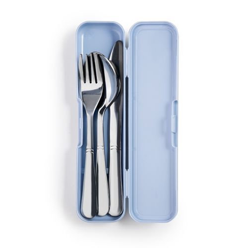 Ibili 3-Piece Cutlery Set with Case – Practical & Stylish