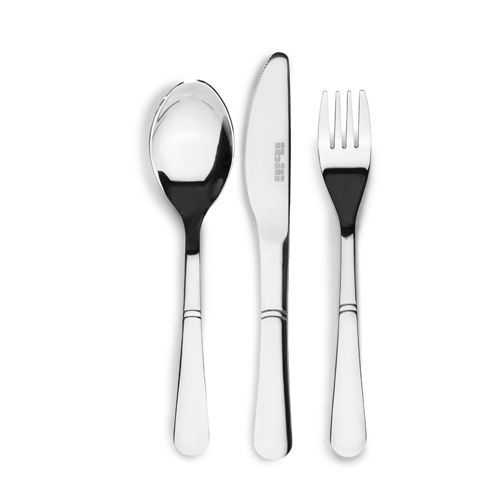 Ibili 3-Piece Cutlery Set with Case – Practical & Stylish