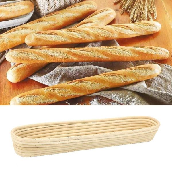 Ibili Banneton Baguette Proofing Basket 40×10cm – Beige