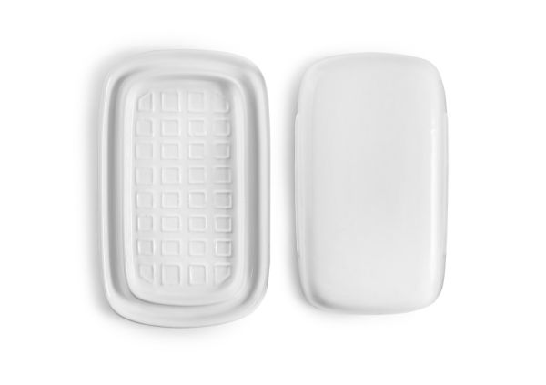 Ibili Ceramic Butter Dish with Lid to Keep Butter Fresh Ibili Ceramic Butter Dish with Lid to Keep Butter Fresh