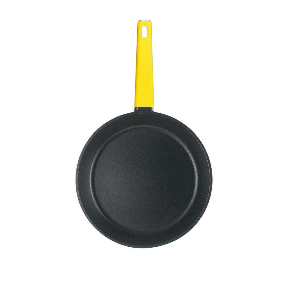 Ibili Classe 28 cm Frypan — Yellow & Black Non-Stick Ibili Classe 28 cm Frypan — Yellow & Black Non-Stick