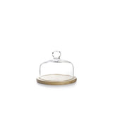 Ibili 18cm Cake Container with Glass & Bamboo Lid – Stylish & Practical