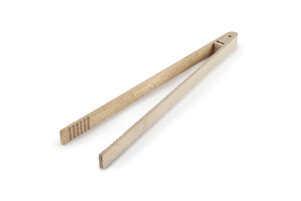 Ibili 40cm Wooden Food Tongs – Durable & Comfortable