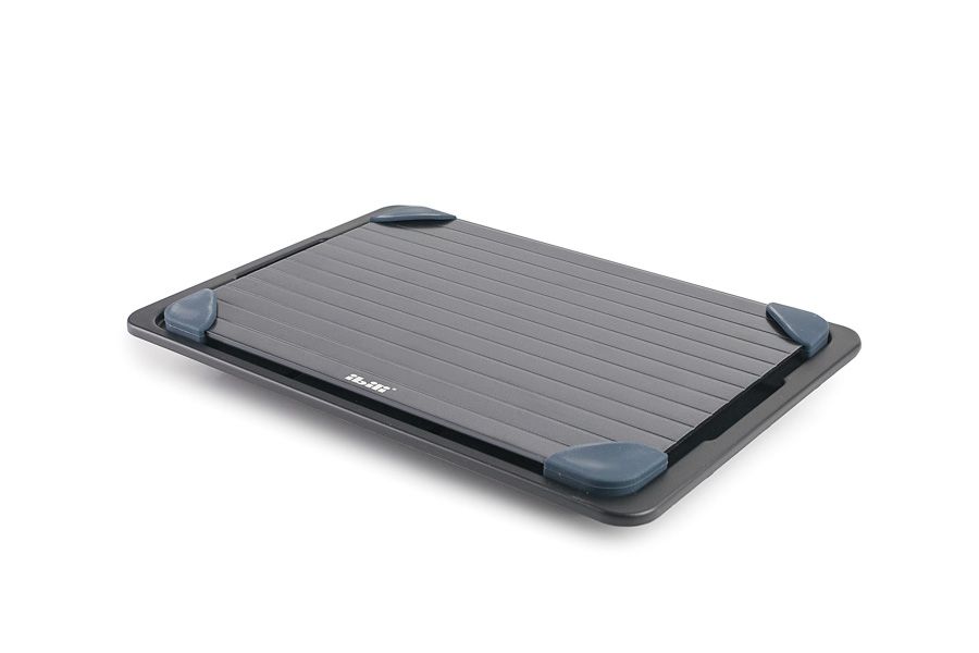 Ibili Aluminum Tray for Thawing Frozen Food – Black