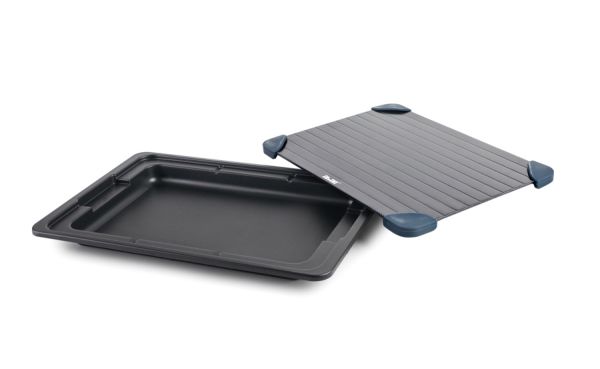 Ibili Aluminum Tray for Thawing Frozen Food – Black Ibili Aluminum Tray for Thawing Frozen Food – Black